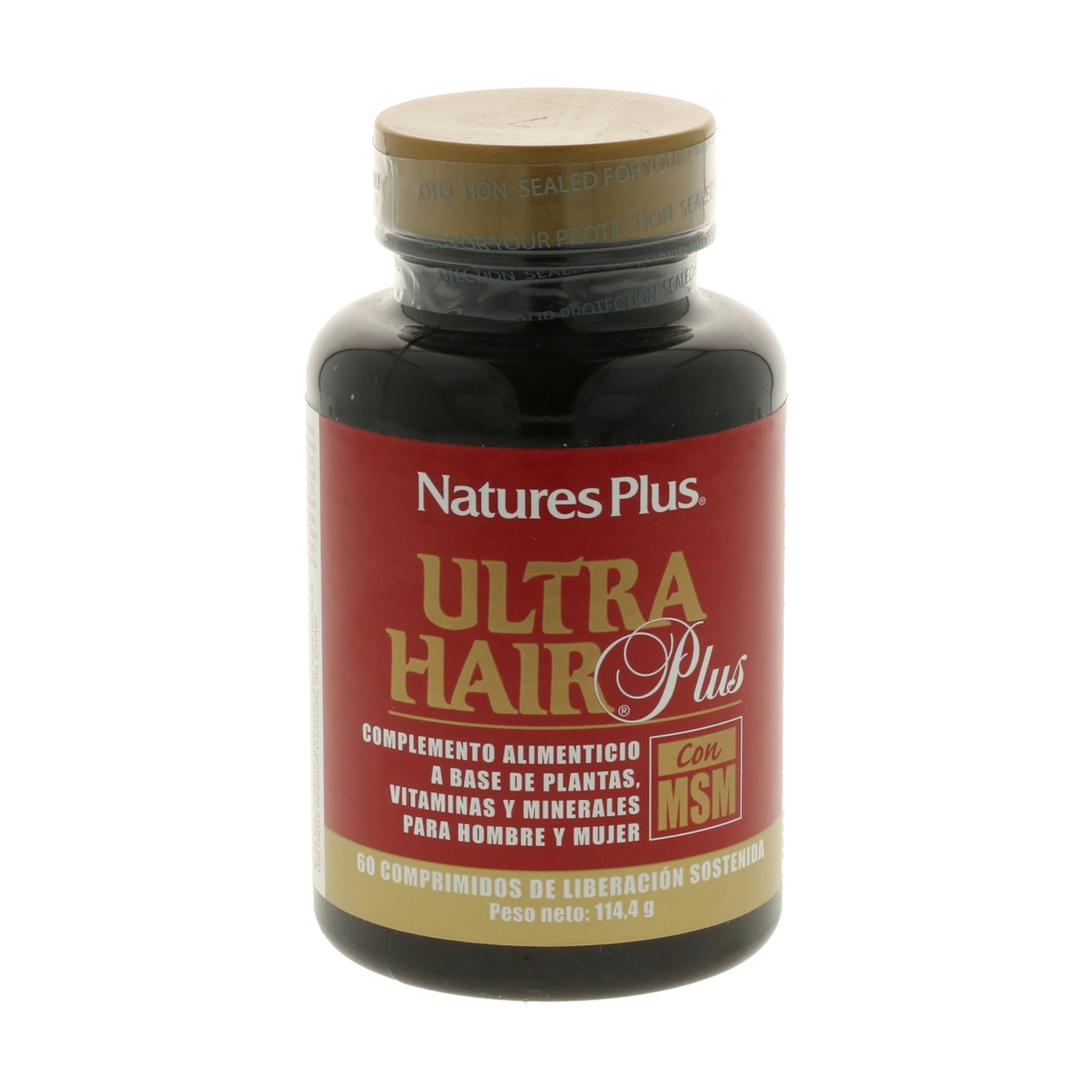Natures Plus ULTRAHAIR con Msm - 60 comprimidos