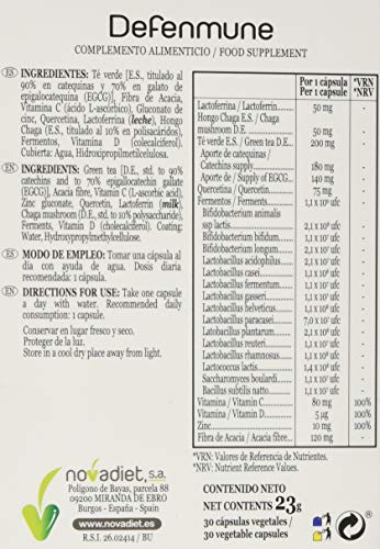 novadiet DEFENMUNE Nova Diet, Estándar, Único, 30