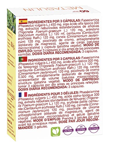 Metasulin 60 cápsulas