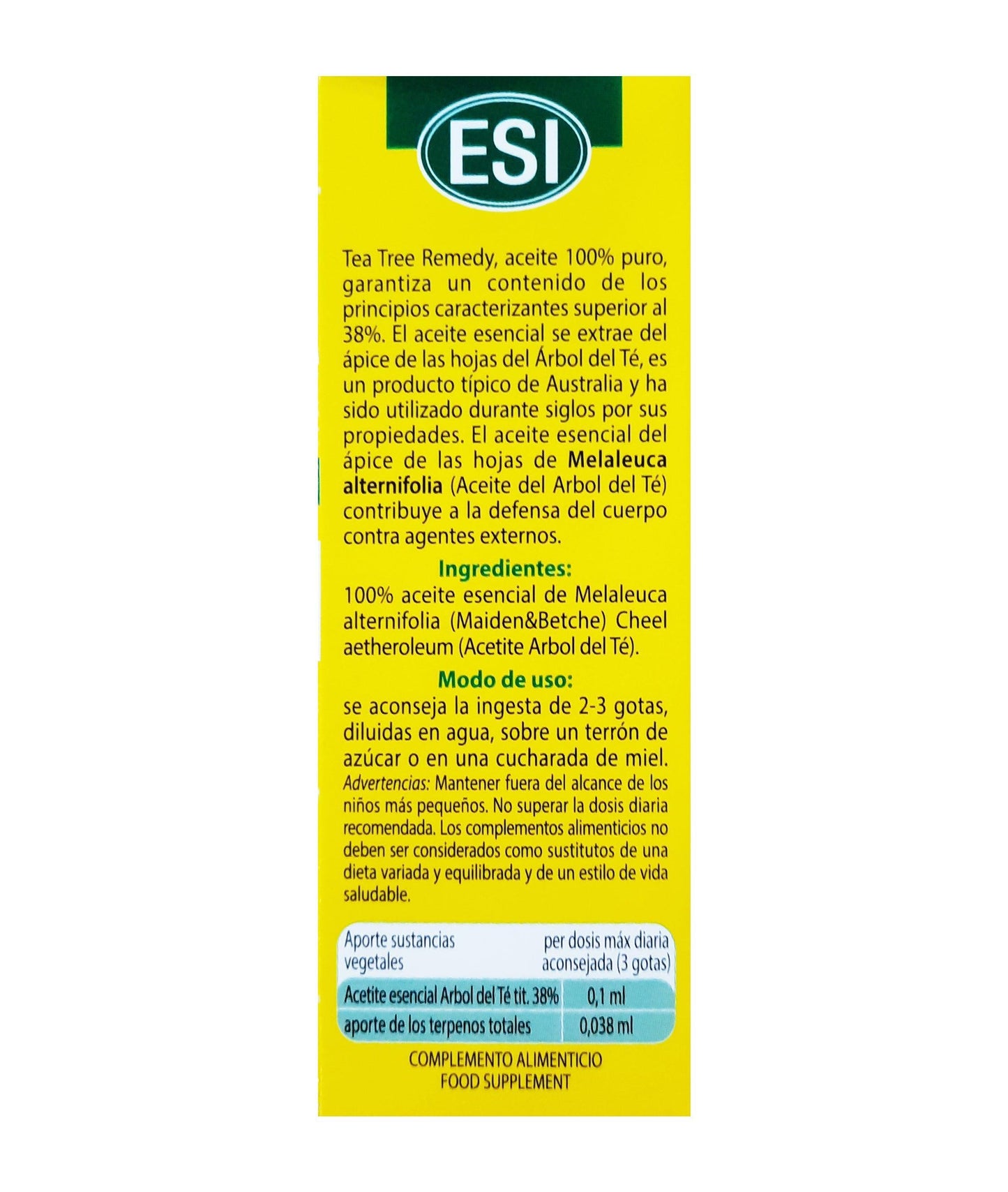 aceite del arbol de te