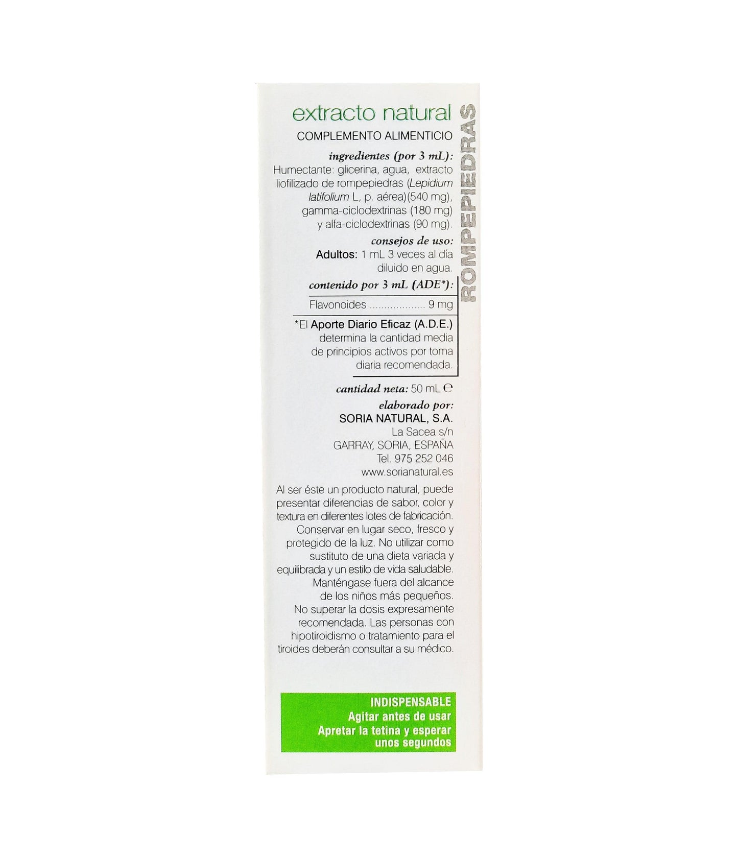 ROMPEPIEDRAS extracto natural 50ml