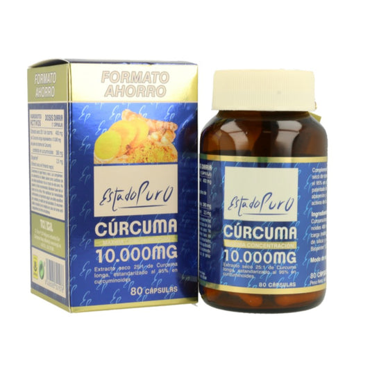 Tongil CÚRCUMA ESTADO PURO 10 000mg-80 Cápsulas