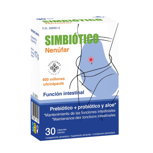 Bioserum SIMBIÓTICO NENÚFAR 30 cápsulas (prebiótico + probiótico)