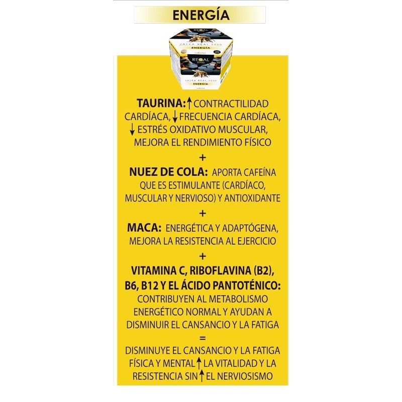 Novadiet Jalea Real 2000 Energía 20 viales
