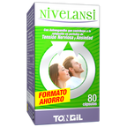 Tongil NIVELANSI 80 Cápsulas con Ashwagandha y Rhodiola, Azafrán, 5HTP, Griffonia, Melisa, Vitamina B6