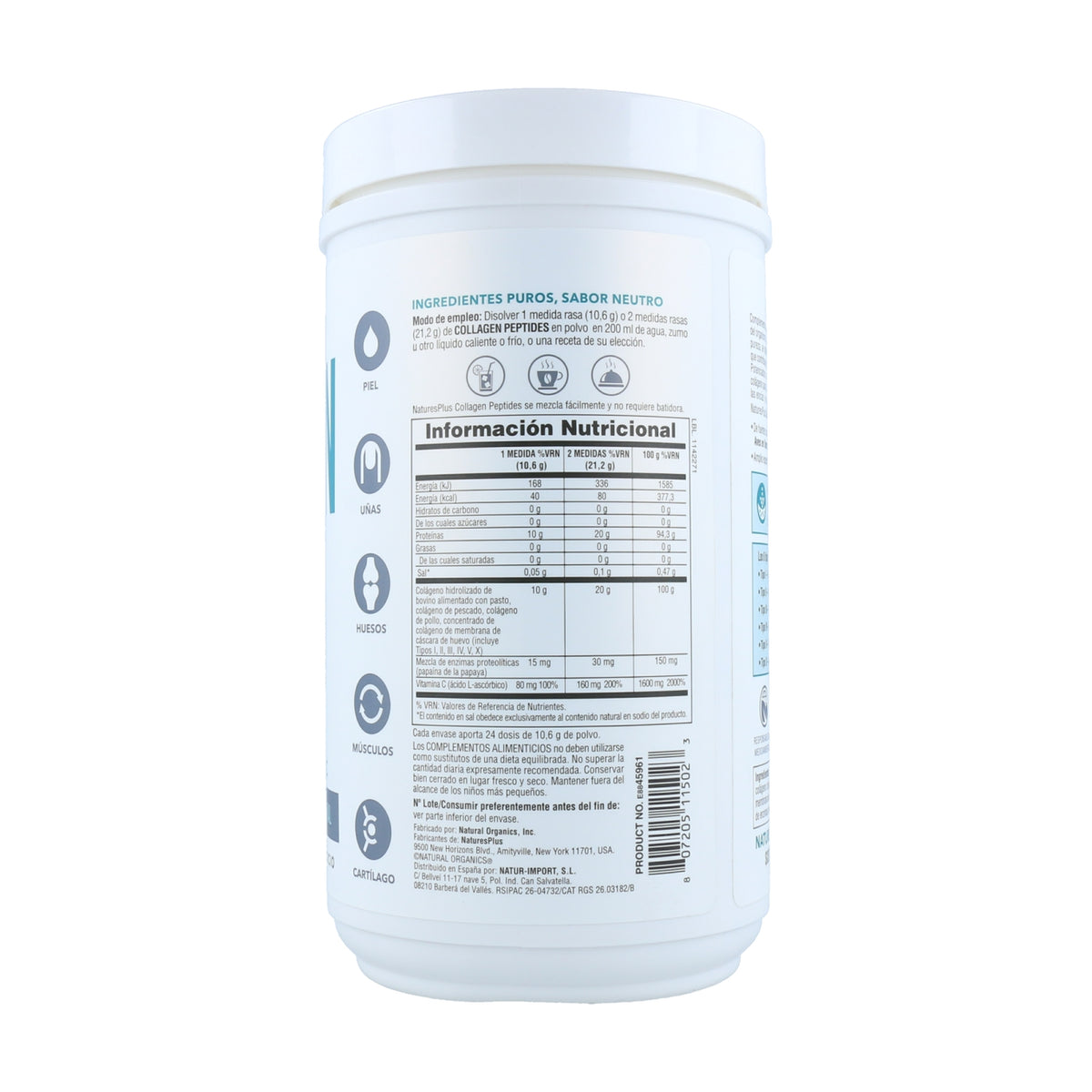 Natures Plus COLLAGEN PEPTIDES 254gr – El rebost de la natura