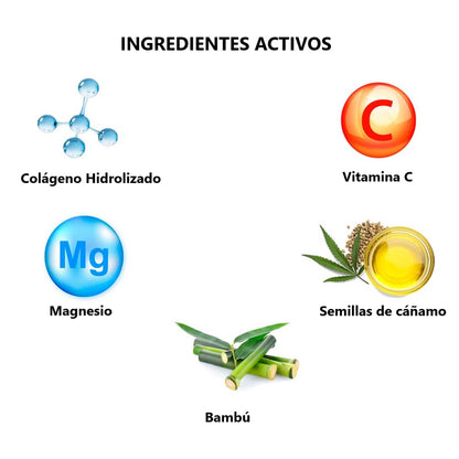 Novadiet COLAGER ESENCIAL 300gr con Colágeno, MSM,  Bambú,  Ácido hialurónico, Magnesio, Vitamina C