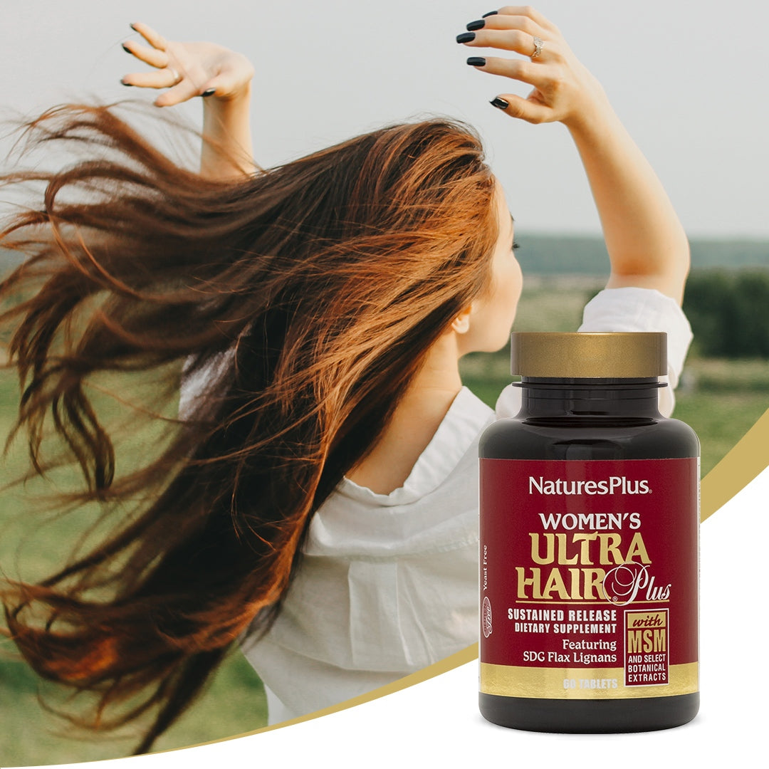 Natures Plus ULTRAHAIR con Msm - 60 comprimidos