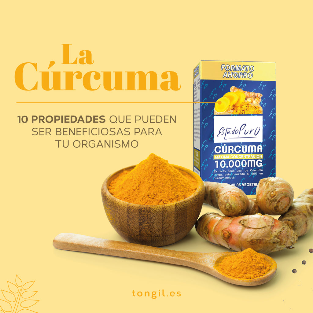 Tongil CÚRCUMA ESTADO PURO 10 000mg-80 Cápsulas