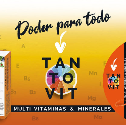 Novadiet TANTOVIT 30 comprimidos con Vitaminas, Minerales, Zynamite®, Bacopa, PABA, Inositol, Colina