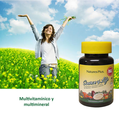 Nature´s Plus SOURCE of LIFE multivitamínico 60 comprimidos