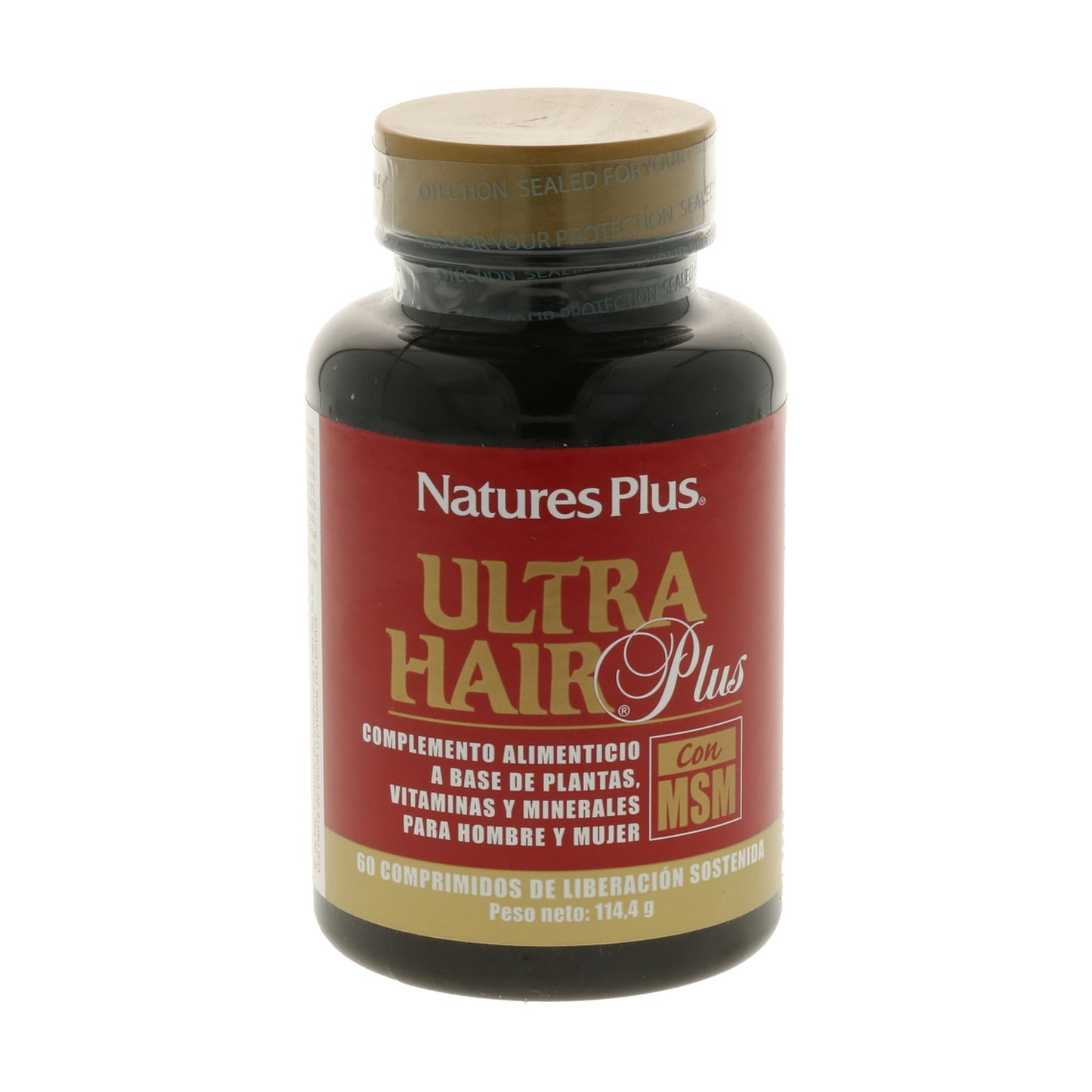 Nature's Plus ULTRAHAIR con Msm - 60 comprimidos