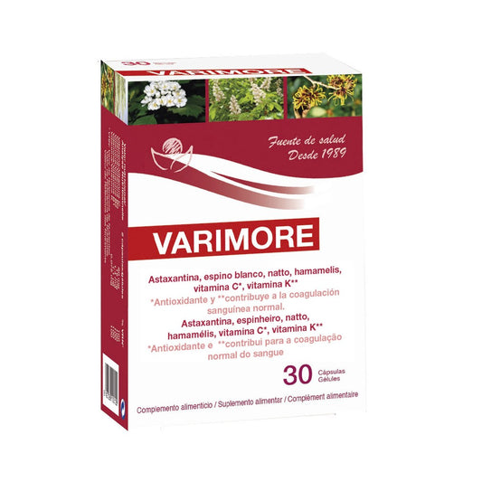 Bioserum VARIMORE 30 cápsulas con Nattokinasa, Castaño, Rutina