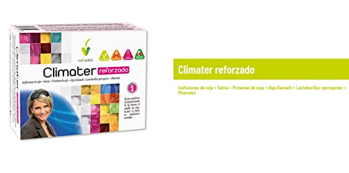 Novadiet CLIMATER REFORZADO 60 cápsulas con Proteínas de Soja, Salvia, Zinc y Cobre