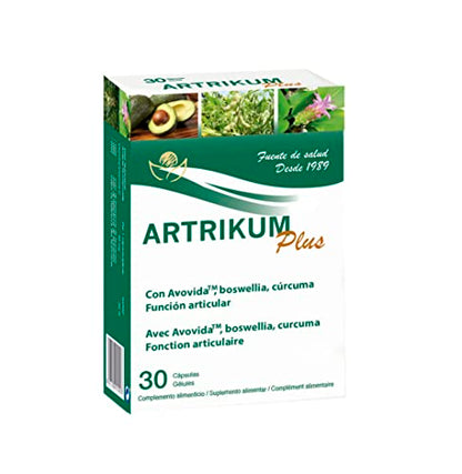 Bioserum ARTRIKUM Plus 30 cápsulas | Con Avovida, boswellia, cúrcuma | Función articular | Inflamación y dolor articular