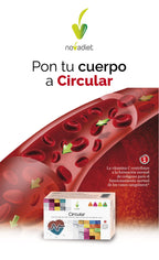 Novadiet CIRCULAR 20 viales, con Rusco, Rutina, Mirtilo, Castaño de Indias, Meliloto, Ginkgo