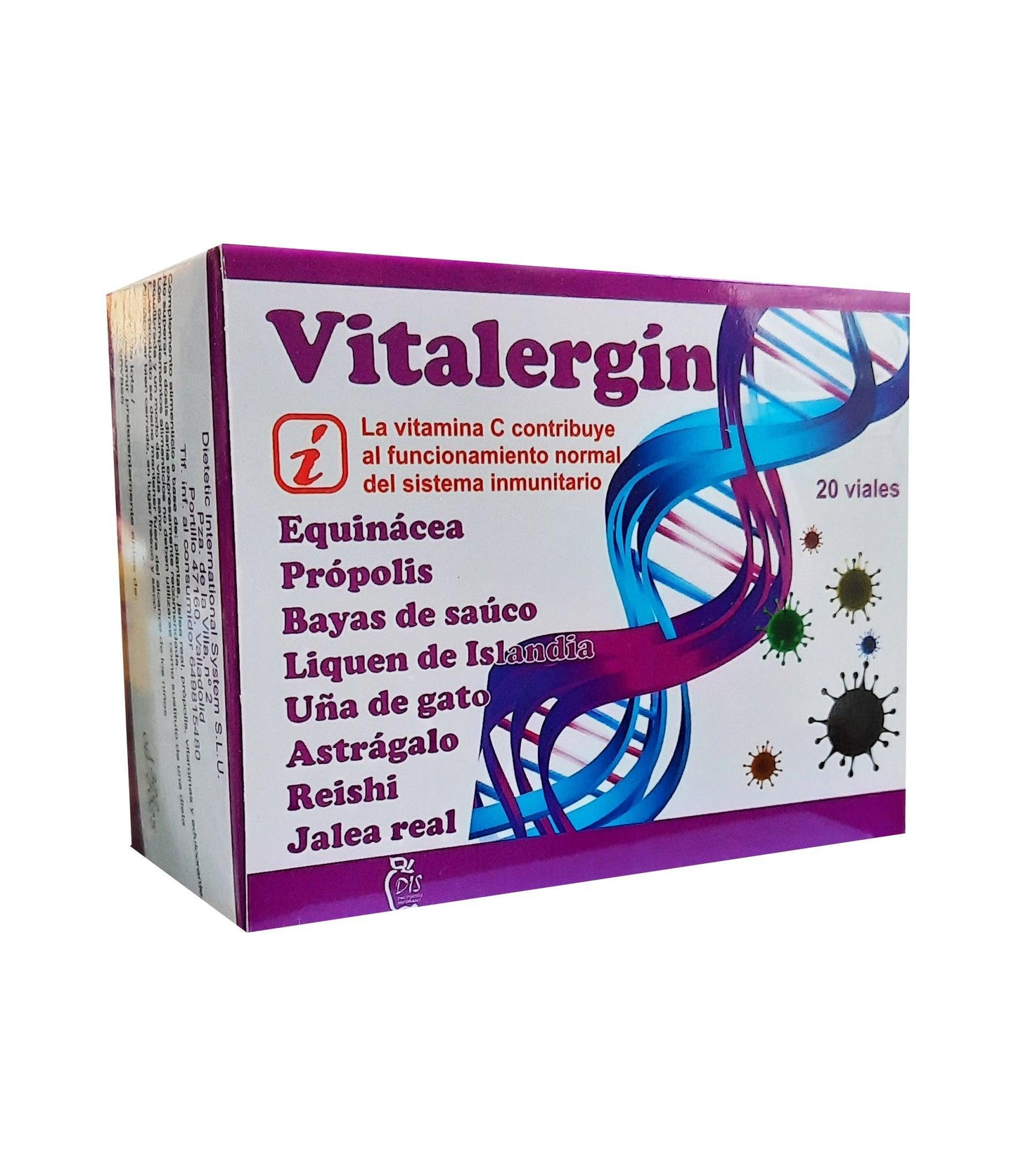 Vitalergin 20 ampollas de DIS 